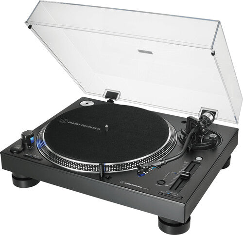 Audio Technica AT-LP140XP-BK Direct-Drive Professional Fully Manual DJ Turntable